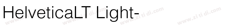 HelveticaLT Light字体转换